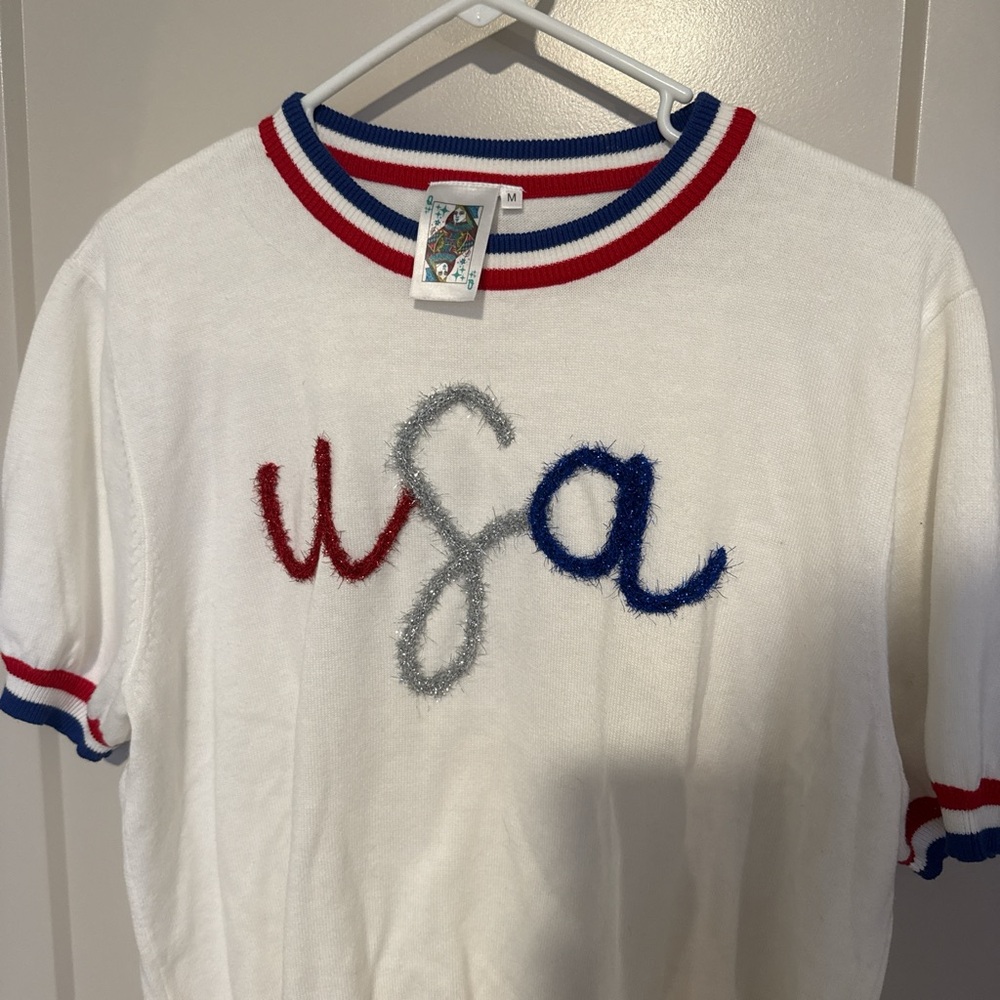 Queen of Sparkles USA sweater - Picture 2 of 4